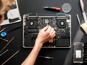 laptop computer repair by an engineer at workplace 2026 01 07 06 25 21 utc 1